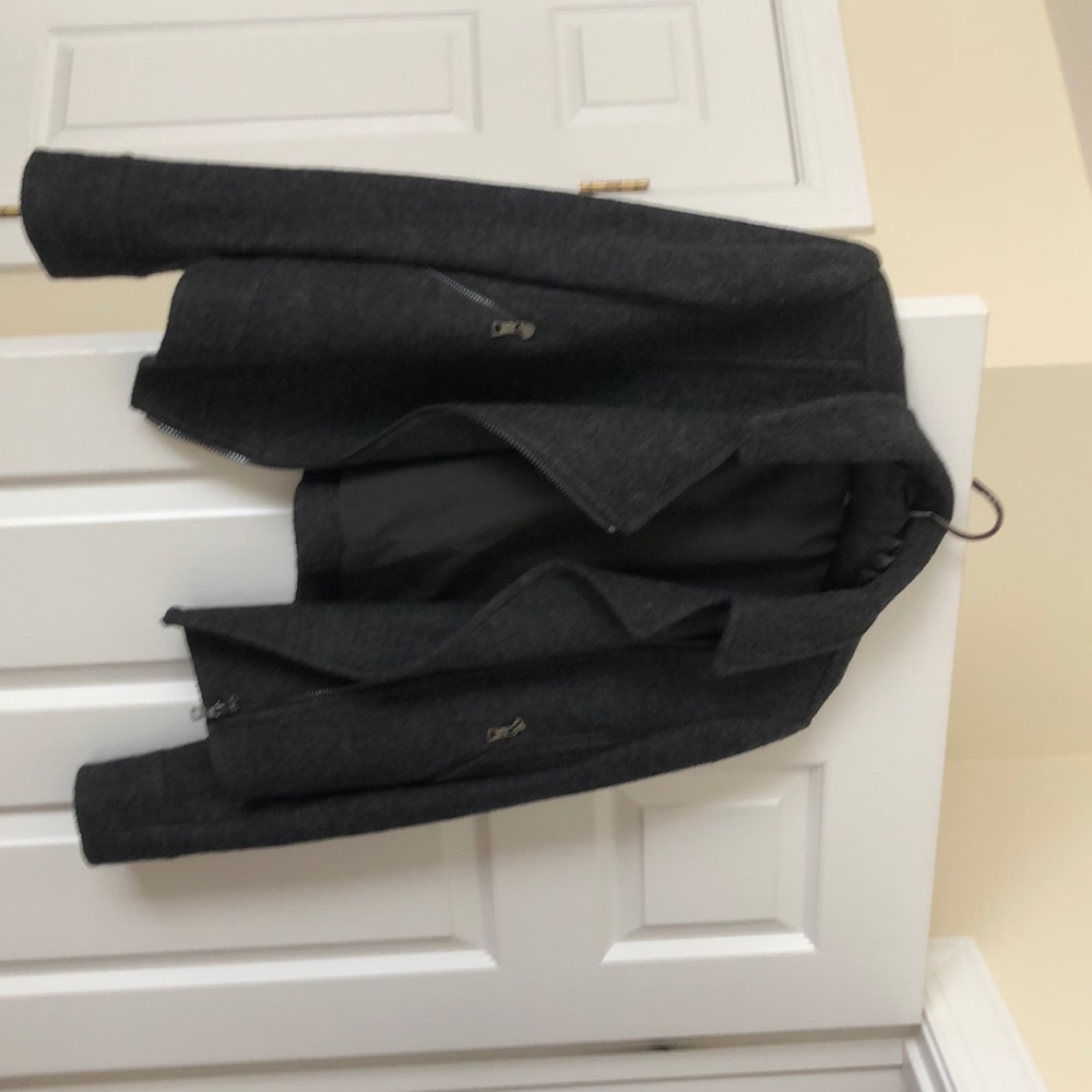 EUC Ann Taylor wool blend Moto jacket/ blazer.